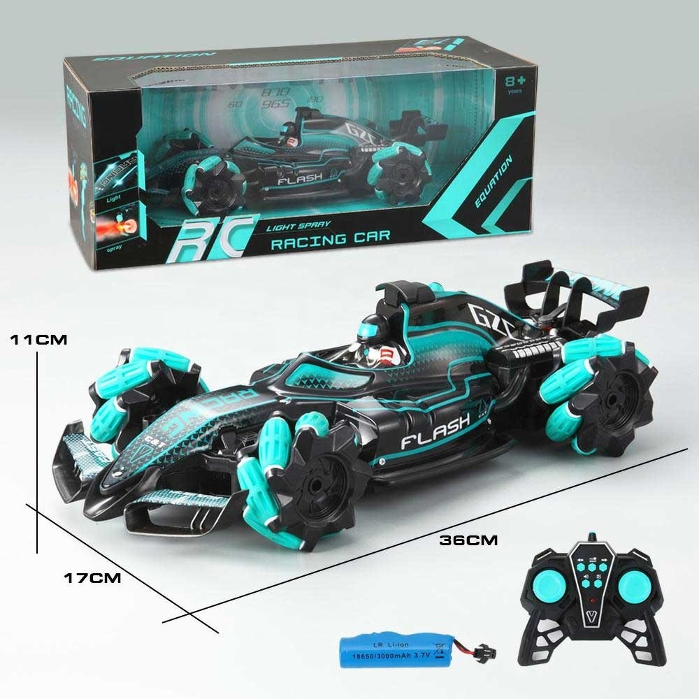 HW 2022 RC Hobby Dual Remote Control Car Toys Spray Hand Control Drift RC Stunt Car autos a control remoto rc