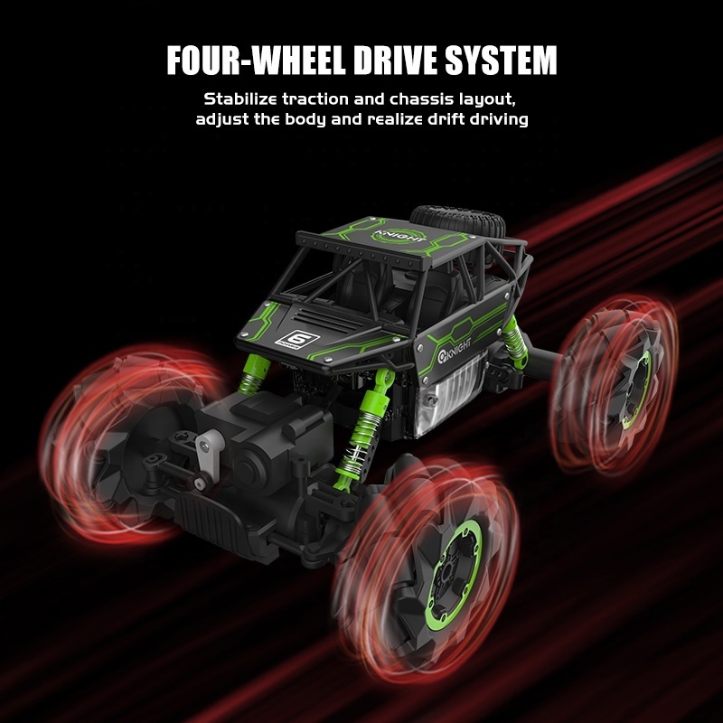 HW 1/16 4WD Off Road RC Car Rock Crawler Remote Control Toy Machine On Radio Control 4x4 Drive Car Toy