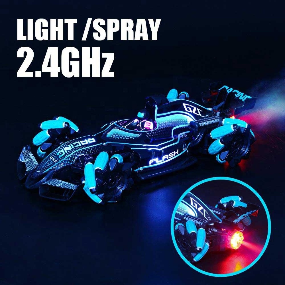 HW 2022 RC Hobby Dual Remote Control Car Toys Spray Hand Control Drift RC Stunt Car autos a control remoto rc