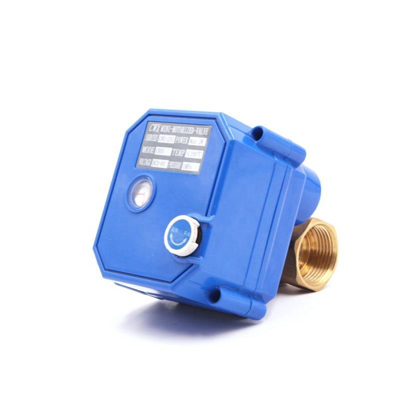 stainless steel electric smart valve 2 way motorized ball valve brass ss304 mini electric actuator water control valve 12v