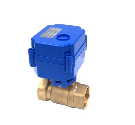 TOYI DC12V DC24V small electric actuator ball valve 1/2 