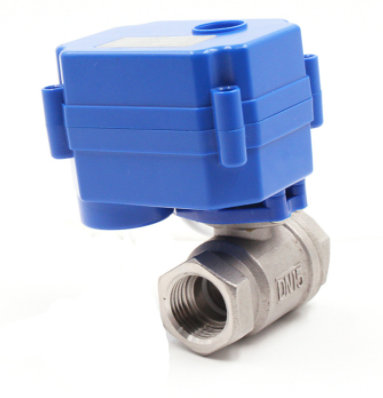 TOYI DC12V DC24V small electric actuator ball valve 1/2 