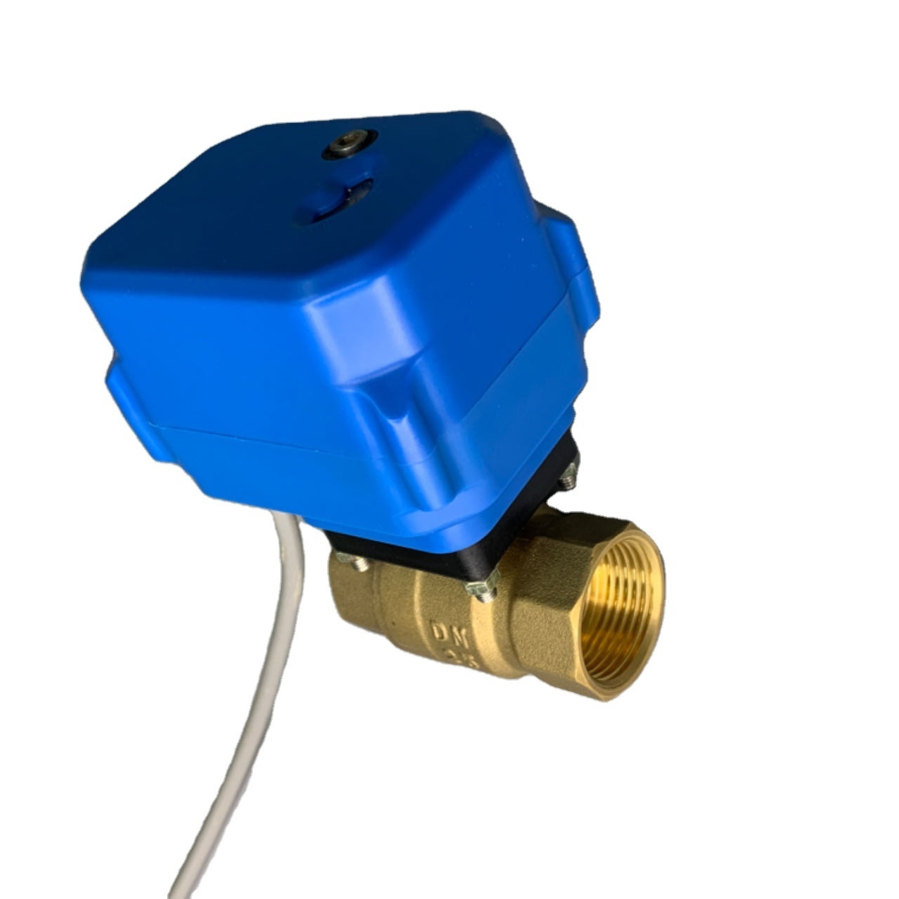 Electric Actuator 220V 230V 24V AC 2 Way automatic water valve flow control Brass Ball Motorized Valve