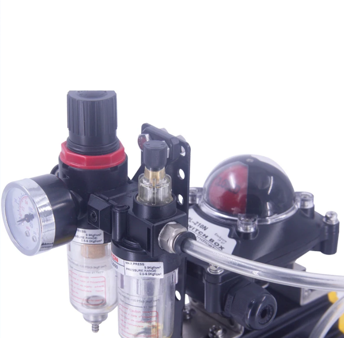 DN100 DN80 Air actuator Tri-clamp Ball Valve 2in stainless steel flanged floating Pneumatic Low temperature butterfly valve