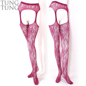 floral pattern sexy ladies tights mature pantyhose