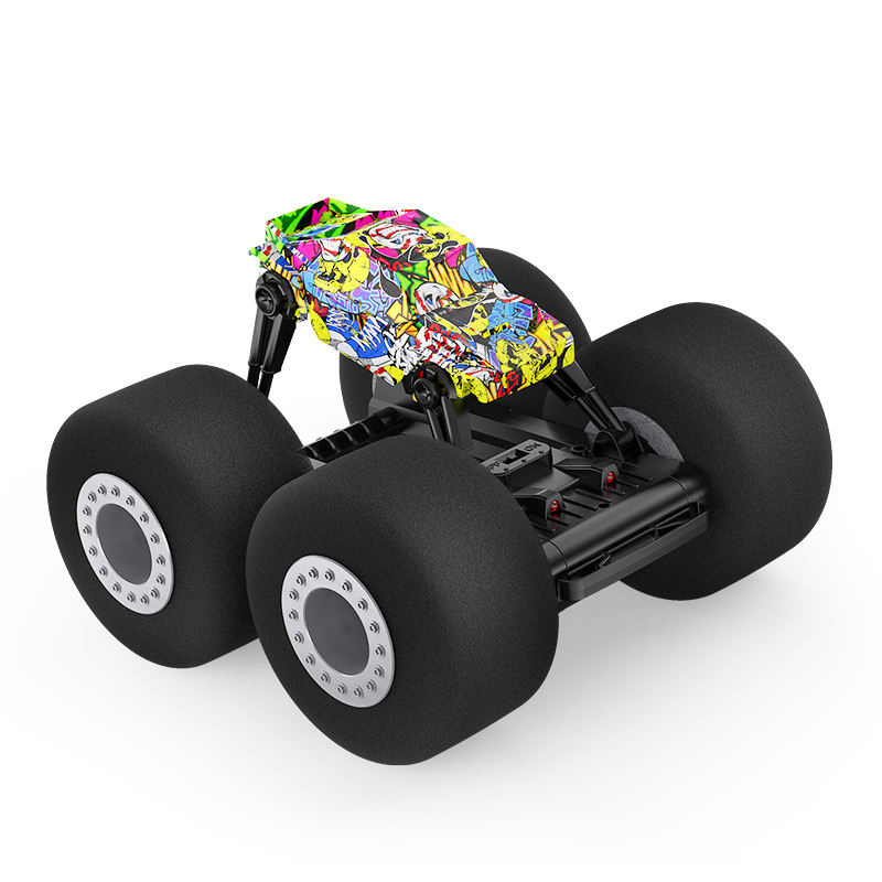 Double E 2023 New E381-003 RTR 2.4 4CH Giant Foam Tires 360 Degree Rolling Remote Control RC Stunt Car Toy