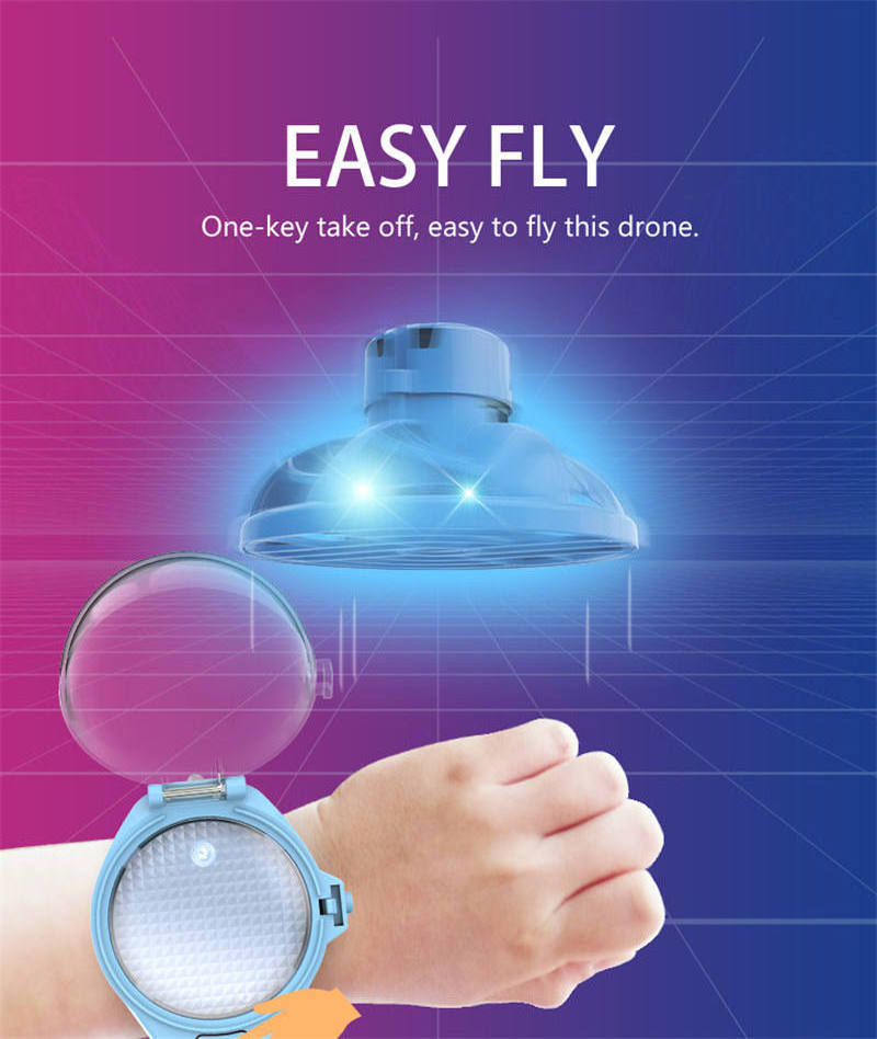 Urdic drone Smart Watch Drone Gesture Sensory Remote Control Aircraft Hand Control Aircraft UFO Small Drone