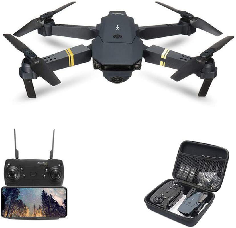 Drone E58 Aircraft 2021 Hot Mini Drones With 4K HD Camera WIFI FPV Quadcopter Foldable Control Kit Portable Toy Dron E58 Drone