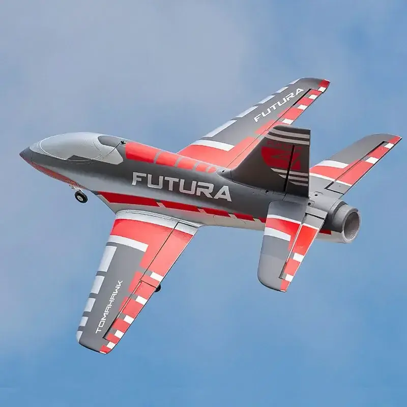 FMS PNP 64mm Rc Futura Airplane XT60 Tomahawk With Flaps Sport Trainer Ducted Fan Edf Jet Model Collection Decor Gift Toys