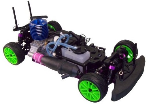 Gas RC Car 94102 1/10 4WD Gas On Road Car Radio Control Car Off Road16 Engine Crawler Model Toys for Children