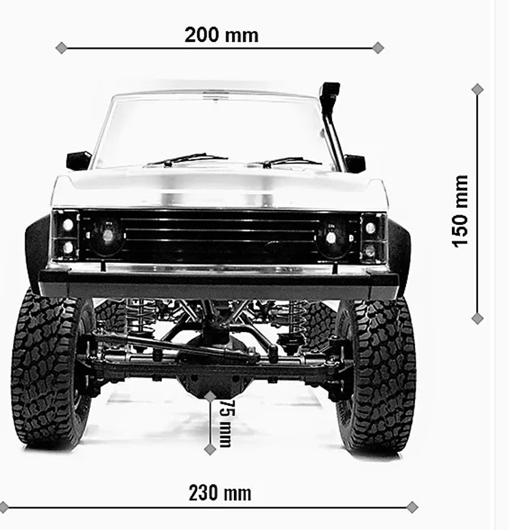 RC Car Range Rover custom 2.1 KIT Crawler  toys for Boys Gift