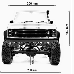 RC Car Range Rover custom 2.1 KIT Crawler  toys for Boys Gift