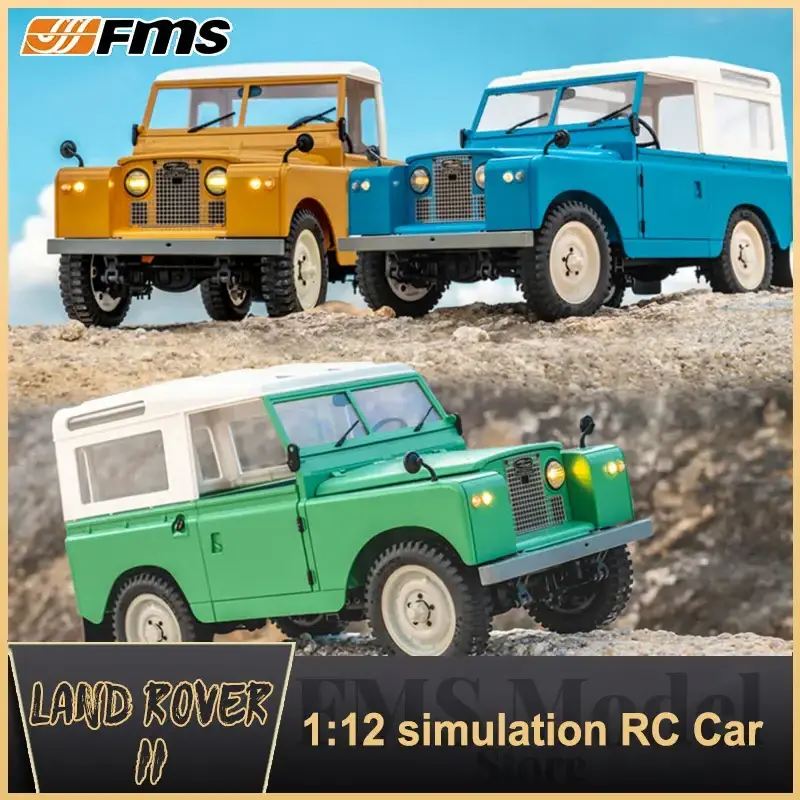 New Fms 1/12 Land II Rc Rover Remote Control Model 4wd Variable Speed Simulation Collection Of Car To