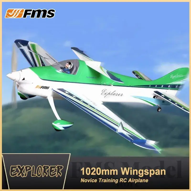 HOT FMS 1020mm PNP F3A Big Scale GIANT Fixed Wing Remote Control Model Plane Aircraft RC Airplane 3S Trainer 074