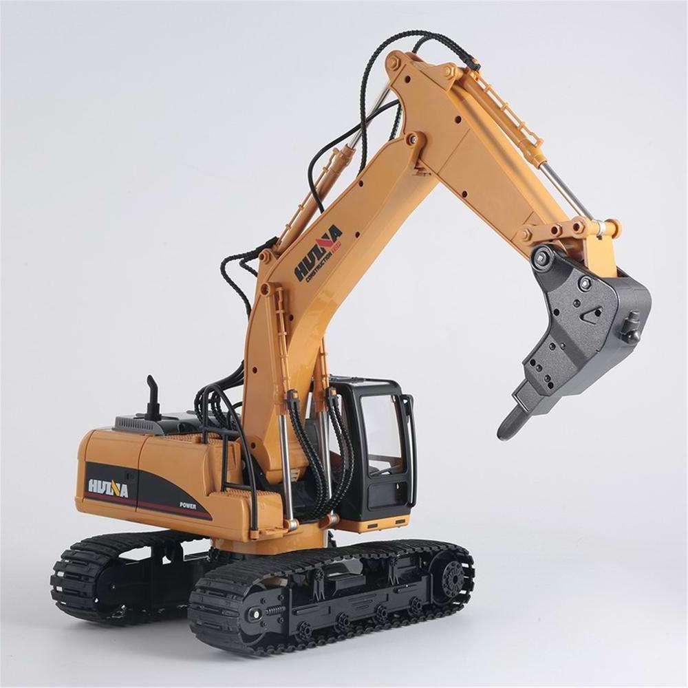 Huina 1560 semi-alloy remote control breaking machine 1/14 Rc excavator Truck 2.4Ghz Radio Controlled children rc toy trucks