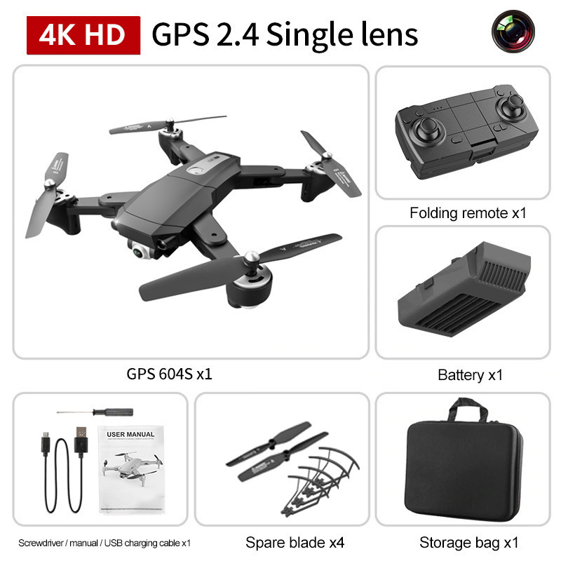 New d/ji t30 S604 PRO 4K Dual HD Camera FPV Professional Aerial Photography Drones with flying fidget spinner rocketcopter Drone