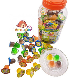 Halal Bulk Bag Bottle Packaging 15g Mini Pudding Cup Candy Sweet Fruity Flavor Jelly