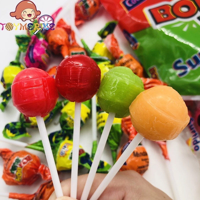 Bom Bom Gum Lollipop Candy