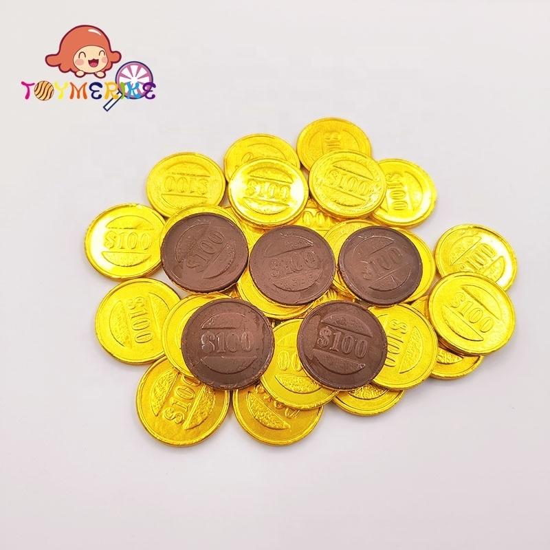 Wholesale Egg Shape Bottle Sweet Gold Coin Chocolate Candy