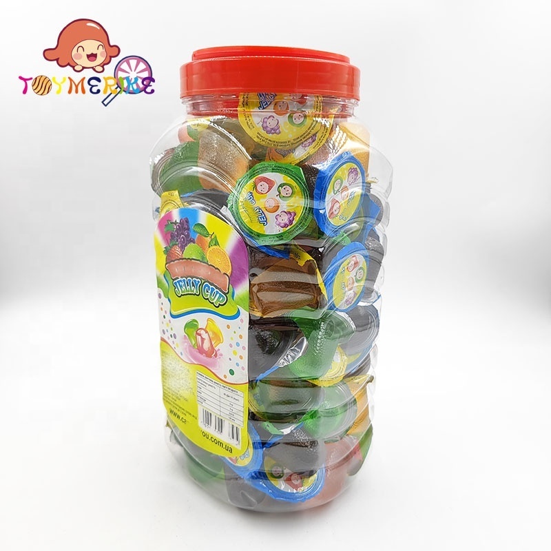 Halal Bulk Bag Bottle Packaging 15g Mini Pudding Cup Candy Sweet Fruity Flavor Jelly