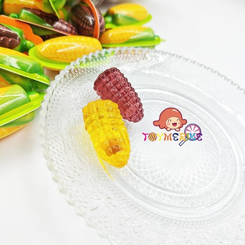 Wholesale Bottled Sweet Fruit Flavor Corn Gummy Candy with Jam