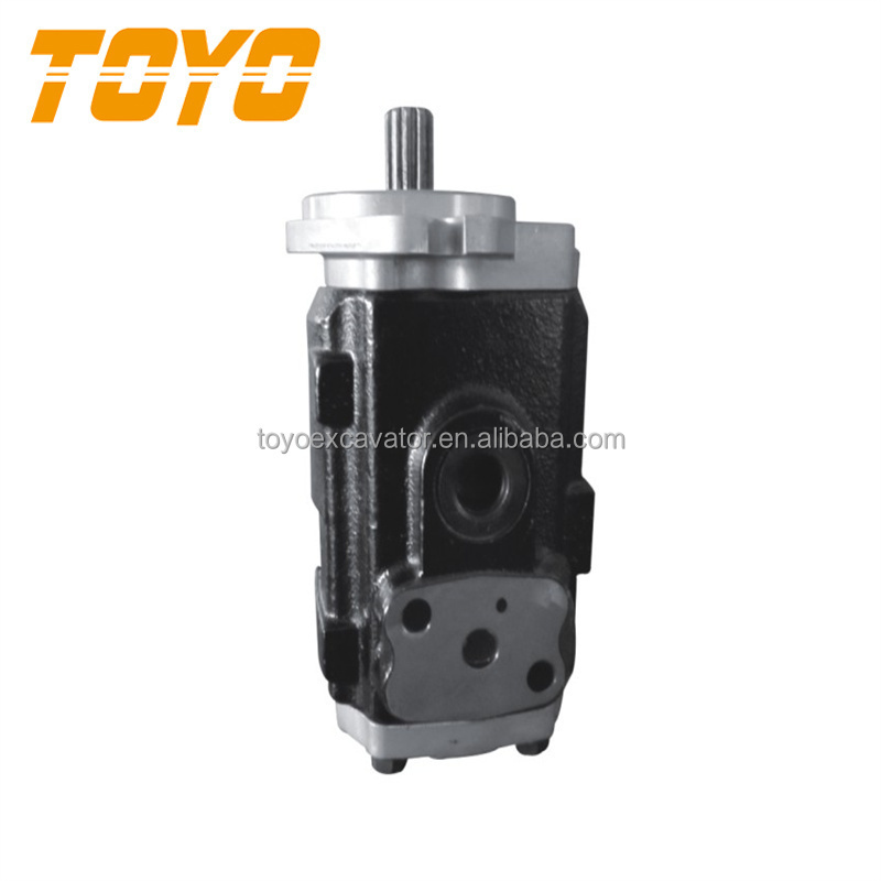 Pompa marcia  High Pressure Piloto Bomba De Engranajes Single Double Triple Pilot Pump Hydraulic Gear Pump For persneling