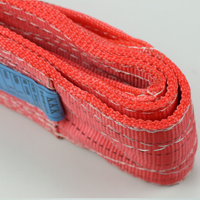 5:1  6:1  7:1  Polyester Eye 1Ton To 10 Ton Flat webbing Sling lifting Belt Color Code Lifting Belt