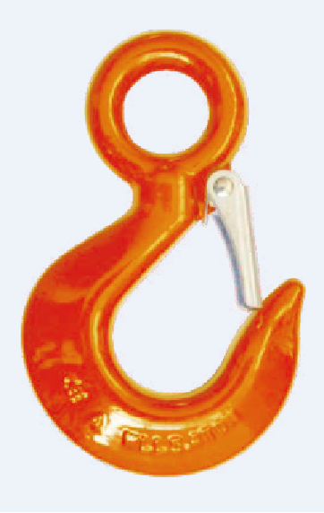 TOYO-INTL UEH Type Alloy Steel Eye Hook With Latch Safety Hook Large Hook