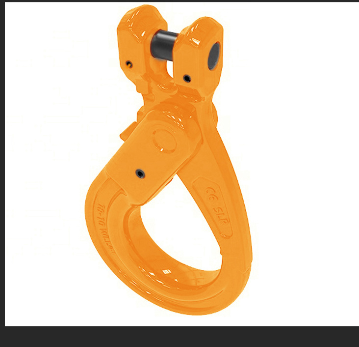 TOYO-INTL HSA type alloy swivel safety hook grade 80 alloy steel lifting safety hook