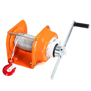 1 ton 2 ton 3 ton heavy duty hand winch with self locking brake