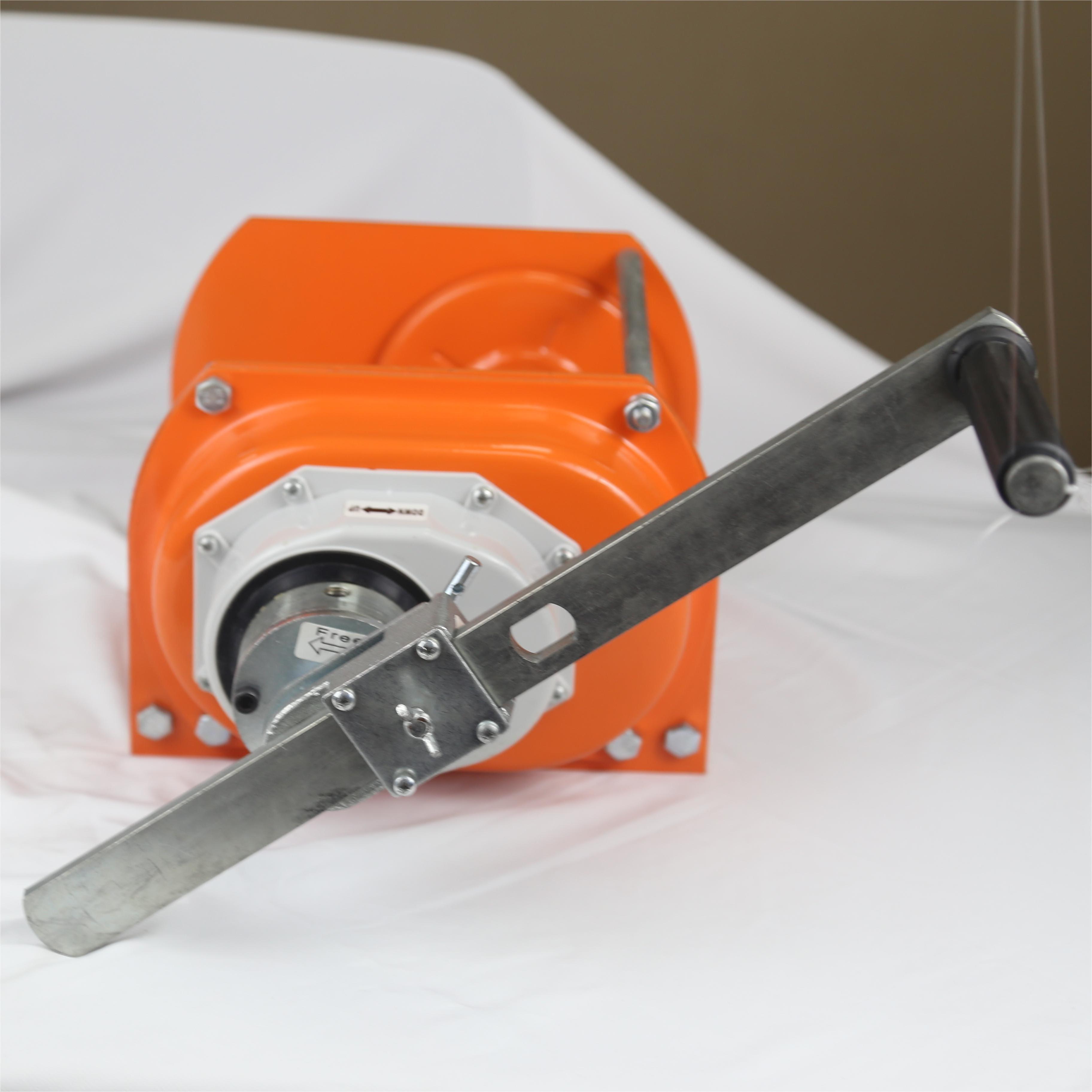 1 ton 2 ton 3 ton heavy duty hand winch with self locking brake