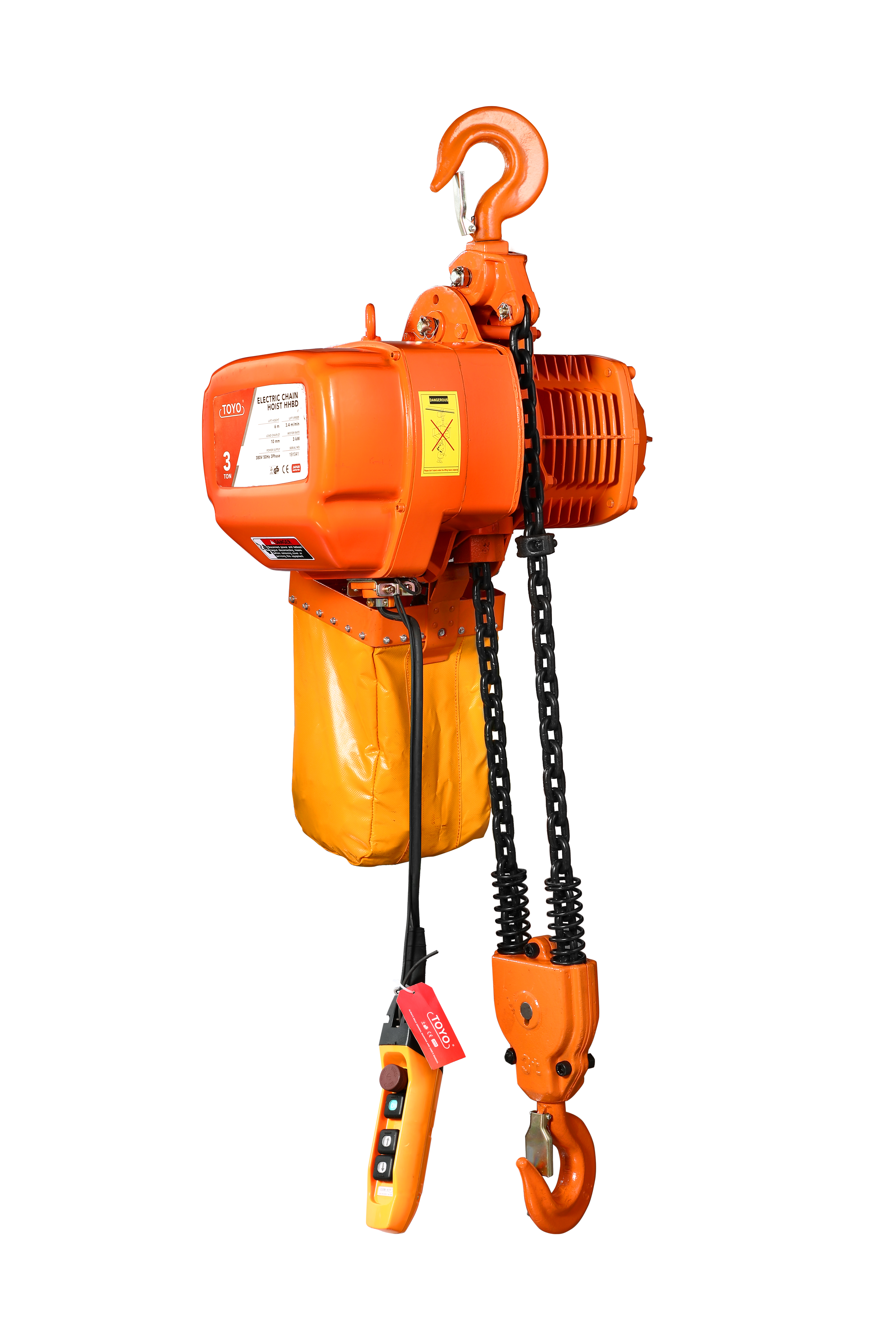 2.5ton Lifting Equipment Overhead Gantry Jib Crane Electric Chain Block Hoist with Manual Plain Trolley Construction Hoist Motor