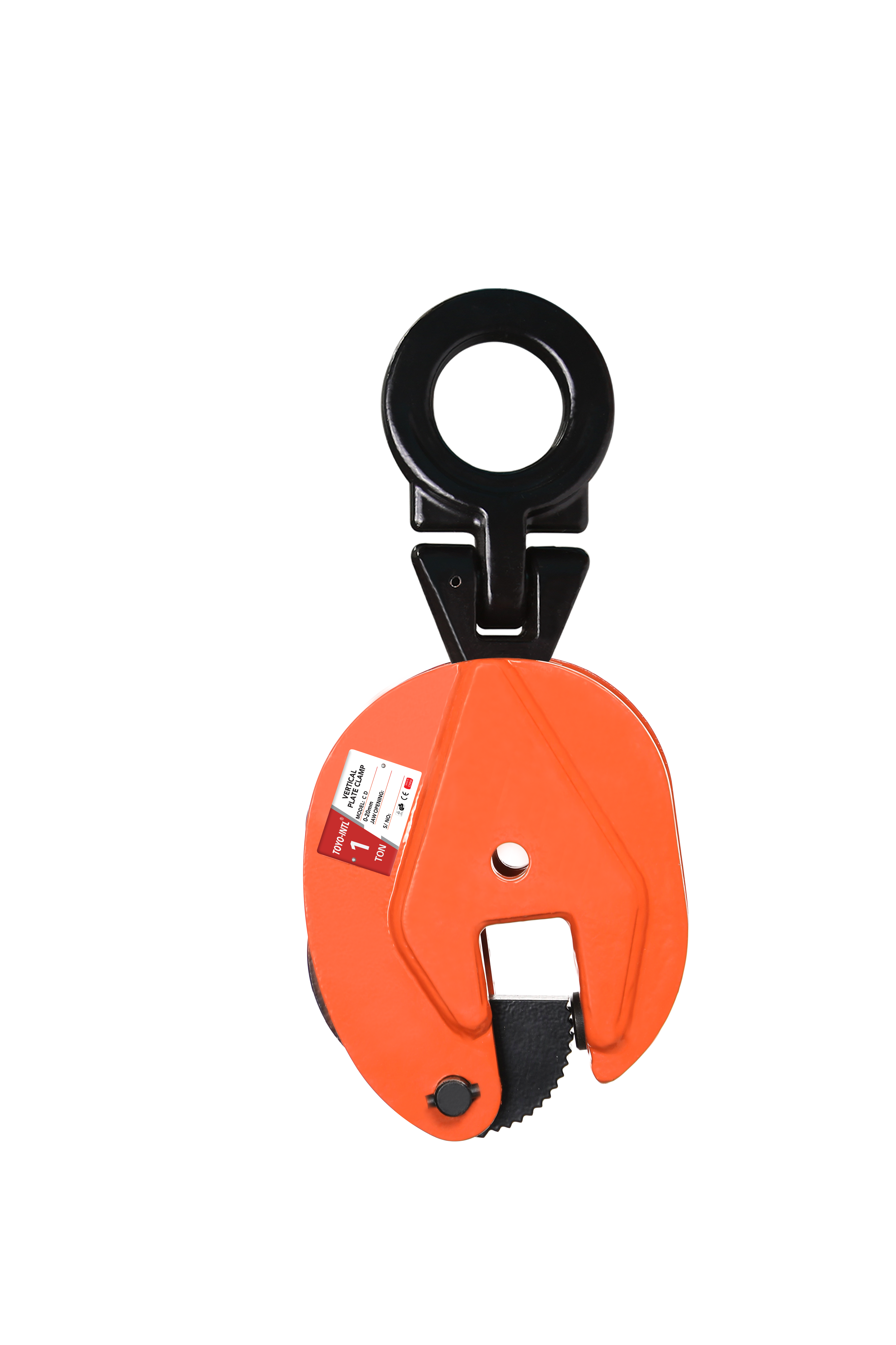 TOYO-INTL hot sale CD type Plate lifting clamp 0.8-30T Heavy Duty carbon steel vertical lifting clamp