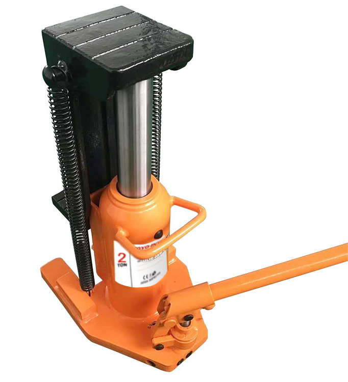 TOYO-INTL Lifting jack Manual Hydraulic toe jack Hydraulic Cylinder with toe-lift