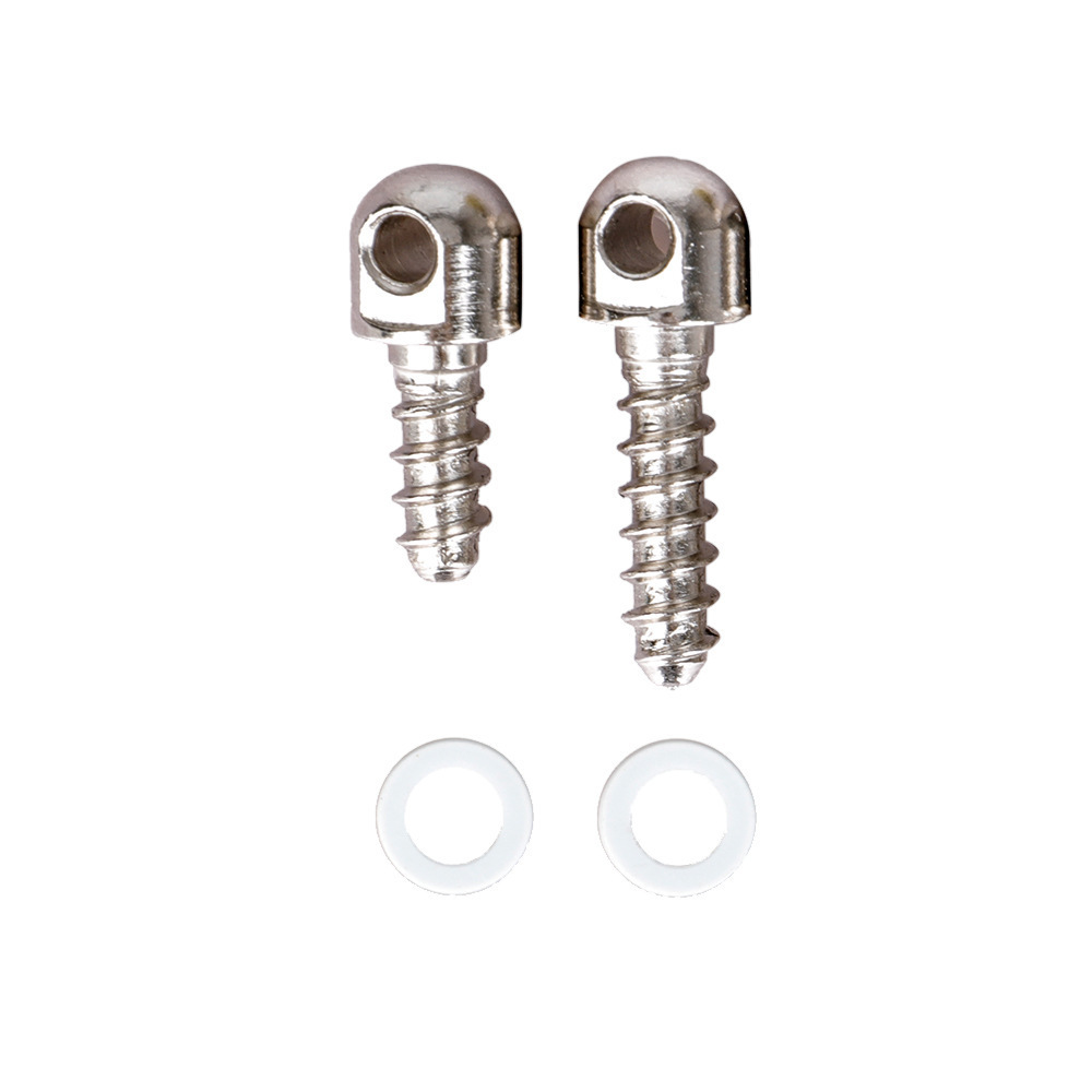 Outdoor Hunting Accessories Wood Screw Studs White Spacers Sling Mount Kit 2pcs Steel Sliver Sling Swivels Studs