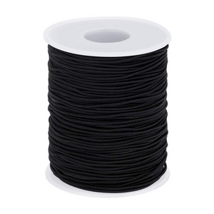 1mm 2mm 2.5mm 3mmm 4mm 5mm Strong Bungee Cord Colorful Round Elastic Shock Rope Rubber Stretch Elastic cord