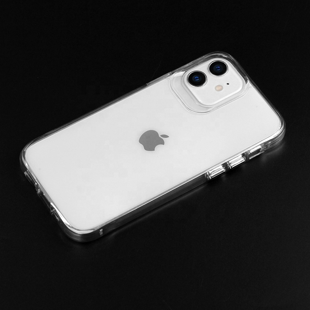 Anti-Yellow Material crystal cell phone Case for iPhone 15 14 13 Blank Phone Cover for Android Transparent clear bulk Phone Case