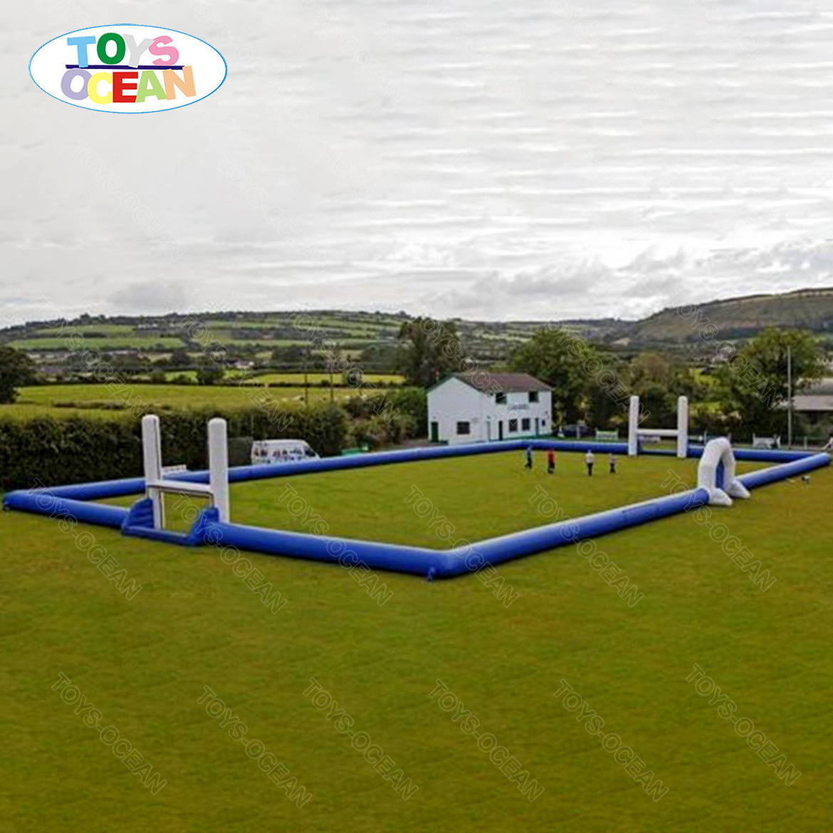 inflatable rugby field rugby pitch football pitch for rugby goal post