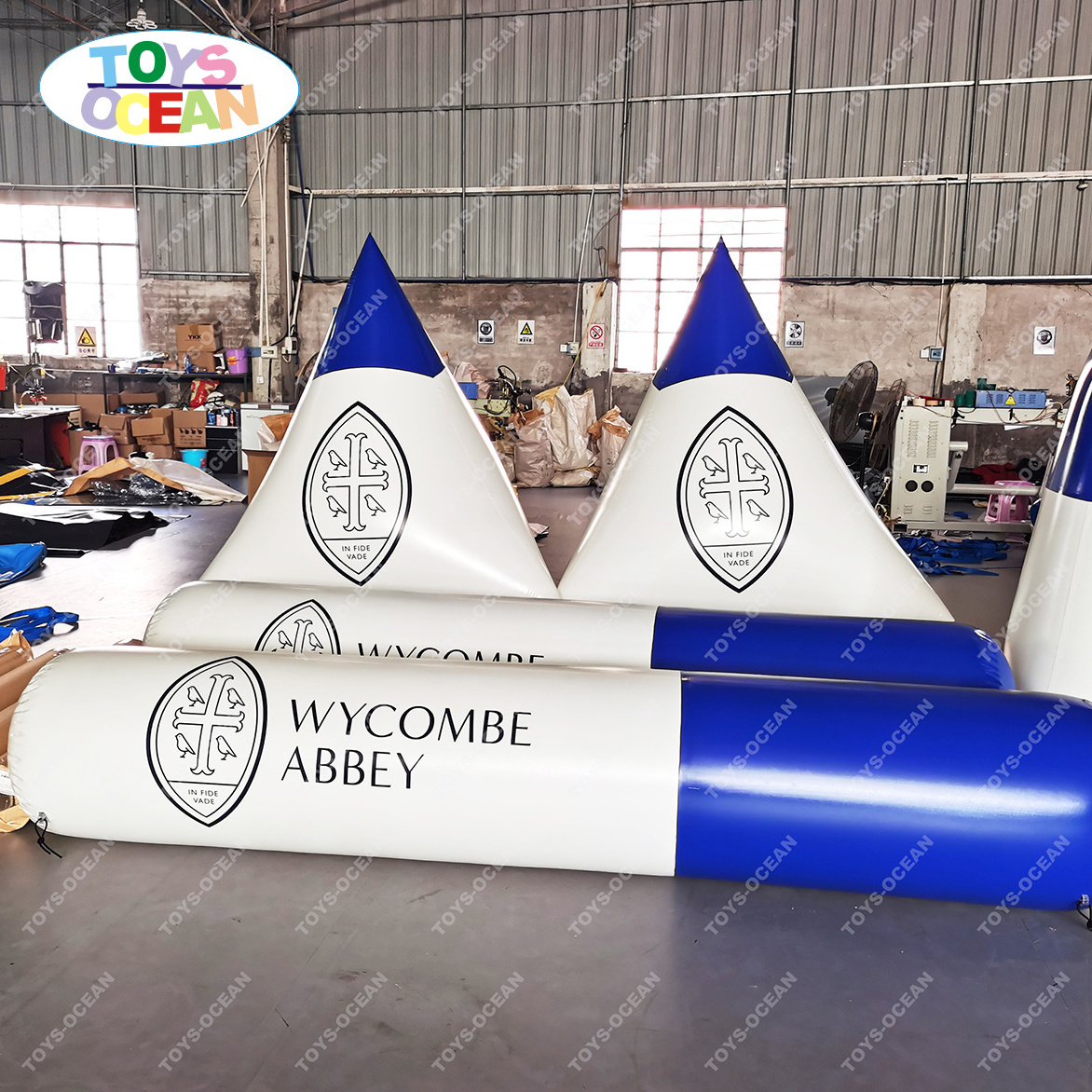 Factory Custom Wholesale PVC Inflatable Paintball Bunker Outdoor Competitive Sports Arena for Rental Obstacle Toys