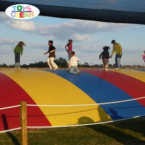 Colorful Outdoor Large Inflatable Jumping Pillow Trampoline for Adults and Kids inflatable jump pad