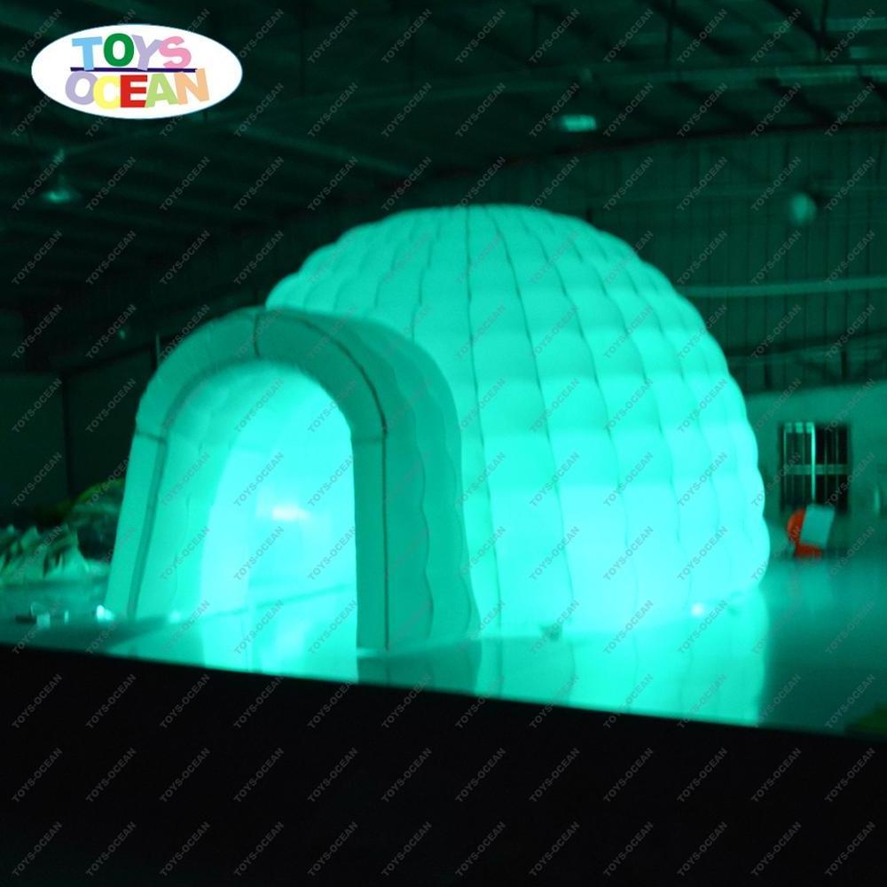 Customized Inflatable Igloo with Led Inflatable Tent Lighting Dome Tent for Party