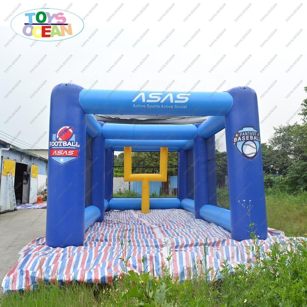 inflatable baseball Swing Inflatable Baseball pitch with nets football field goal kick Batting cage