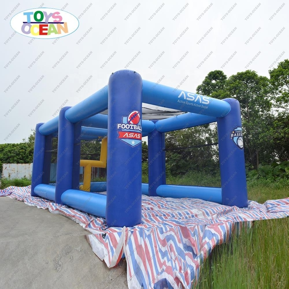 inflatable baseball Swing Inflatable Baseball pitch with nets football field goal kick Batting cage