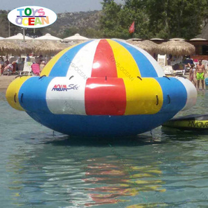 inflatable disco water towable boat for water sport fun games