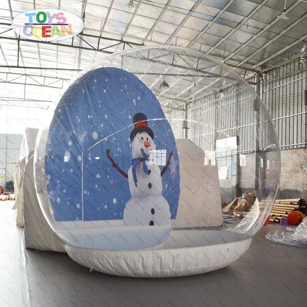 inflatable christmas snow globe human size inflatable dome snow globe