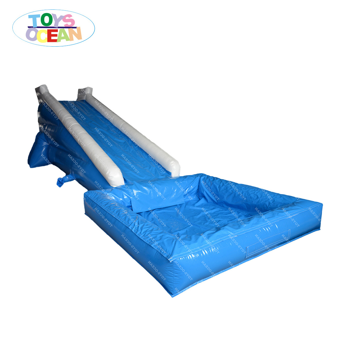 2022 new design  inflatable water slide with swimming pool for kids backyard party rental using