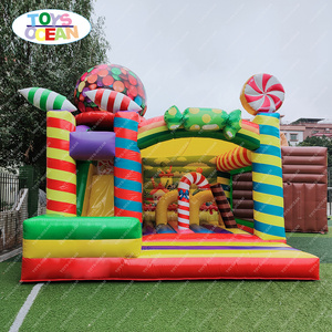 inflatable castle jumps with slide inflatable castle combo game inflatable candy jumping bouncer with slide