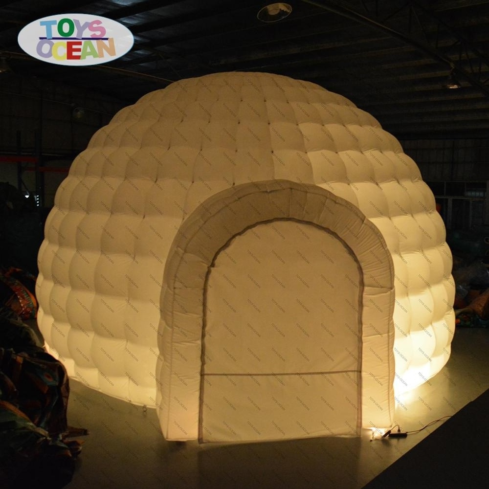 Customized Inflatable Igloo with Led Inflatable Tent Lighting Dome Tent for Party