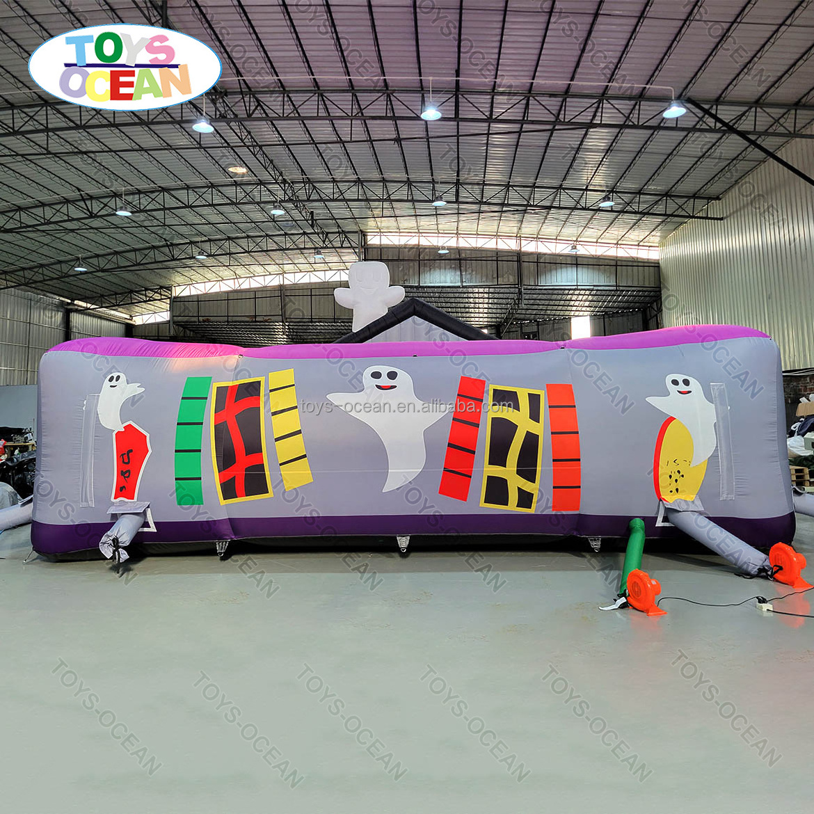 Customized commercial Halloween inflatable haunted house maze suitable for event party rentals