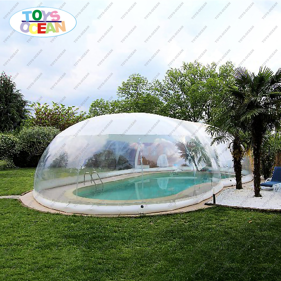 New hot sale Customized Pool Cover Transparent Air Inflatable Swimming Pool Dome